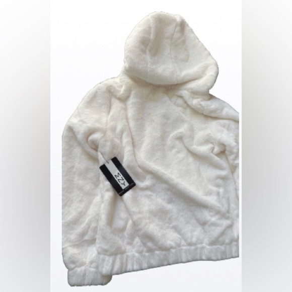 NEW Marc New York Performance Faux Fur Hoodie Small - Picture 2 of 4